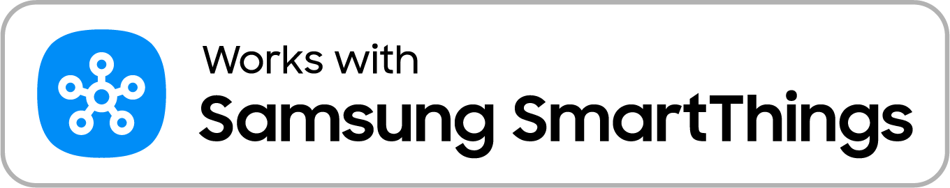 Works with Samsung SmartThings